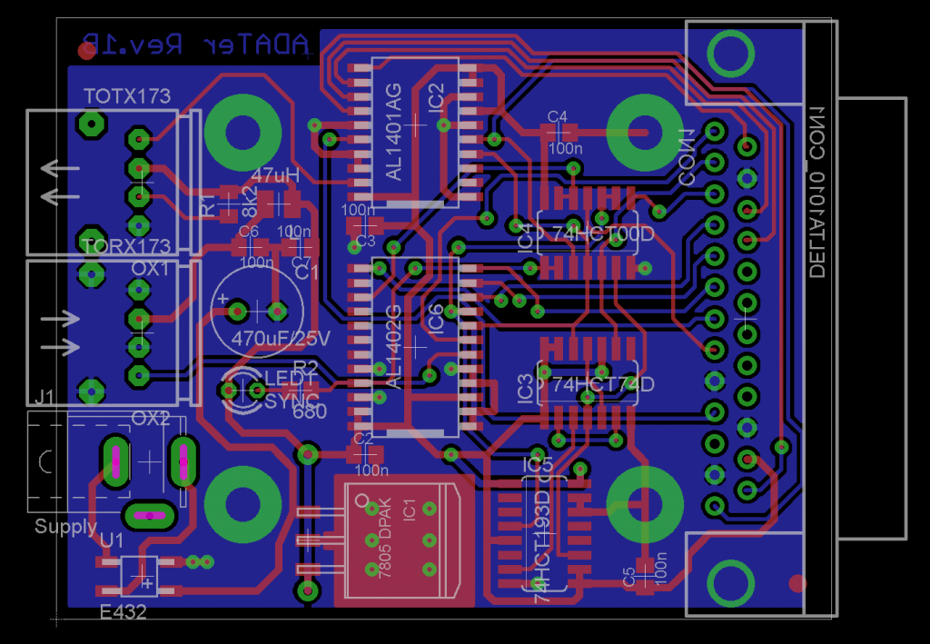 ADATer PCB rev.1b